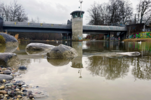 Das Eiswehr der Sihl